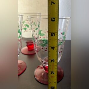 Pfaltzgraff Winterberry Sentiments Water Goblets - Thumbnail 3